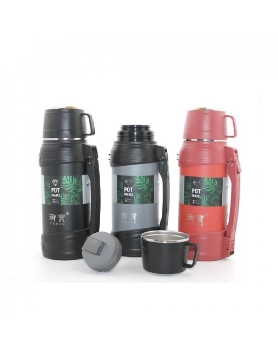 Paslanmaz Çelik Çift Katmanlı Termos 1.6 Lt