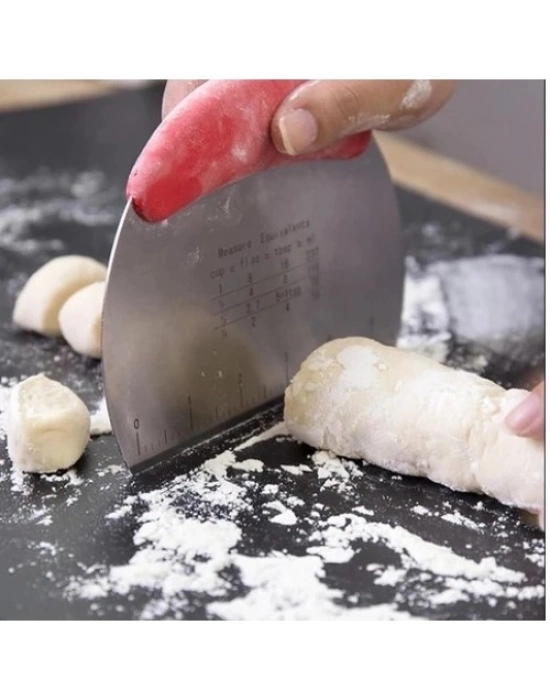 Paslanmaz Çelik Hamur Kesme ve Şekillendirme Spatulası