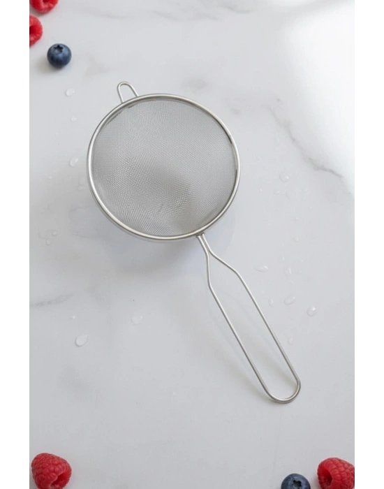Paslanmaz Çelik Kalaylı Süzgeç 12 cm