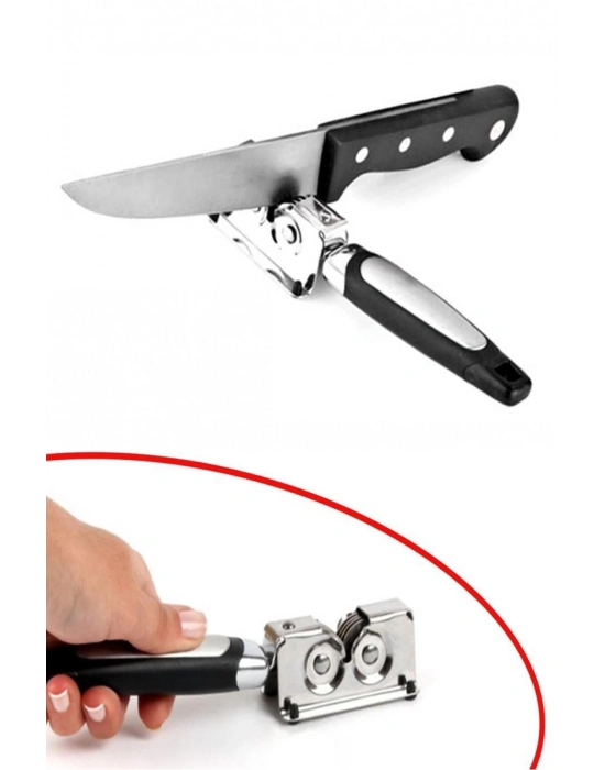 Paslanmaz Çelik Kolay Bıçak Bileme Keskinleştirme Aleti Aparatı