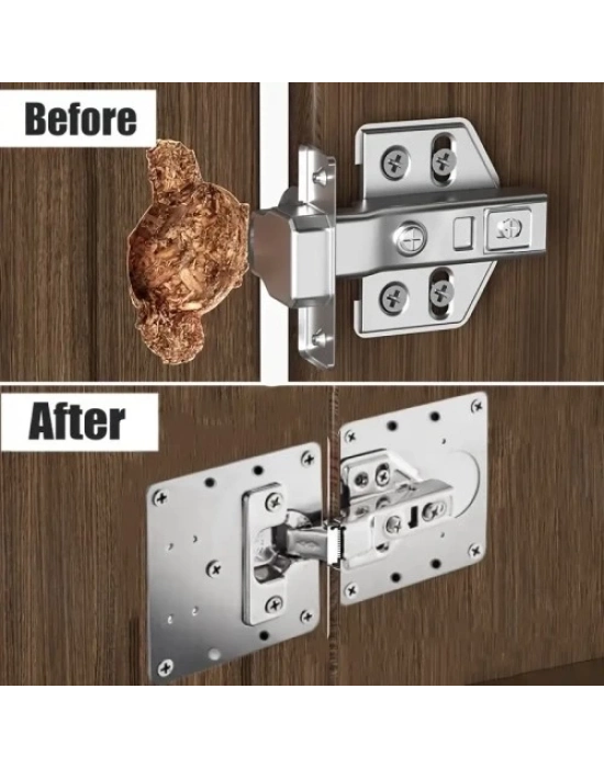 Paslanmaz Çelik Menteşe Onarım Plakası