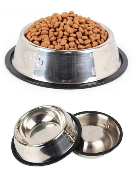 Paslanmaz Çelik Metal Mama Kabı 15 cm.