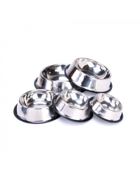 Paslanmaz Çelik Metal Mama Kabı 34 cm.