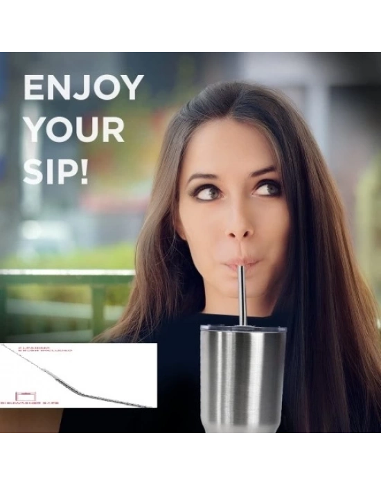 Paslanmaz Çelik Pipet Seti 5 Parça