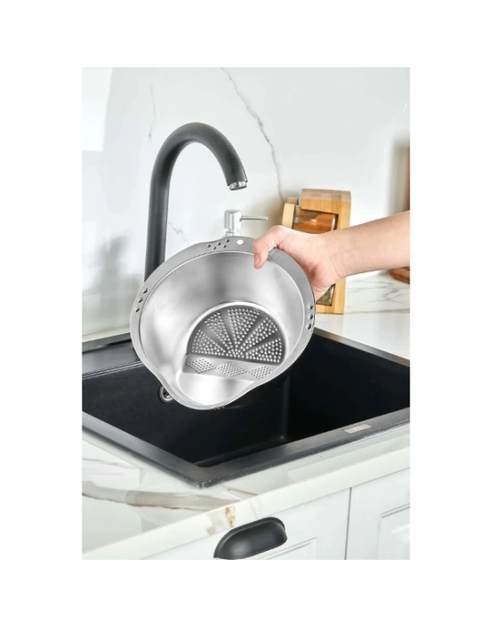 Paslanmaz Çelik Pirinç Süzgeci