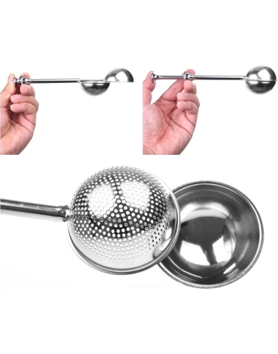 Paslanmaz Çelik Pratik Çay Süzgeci