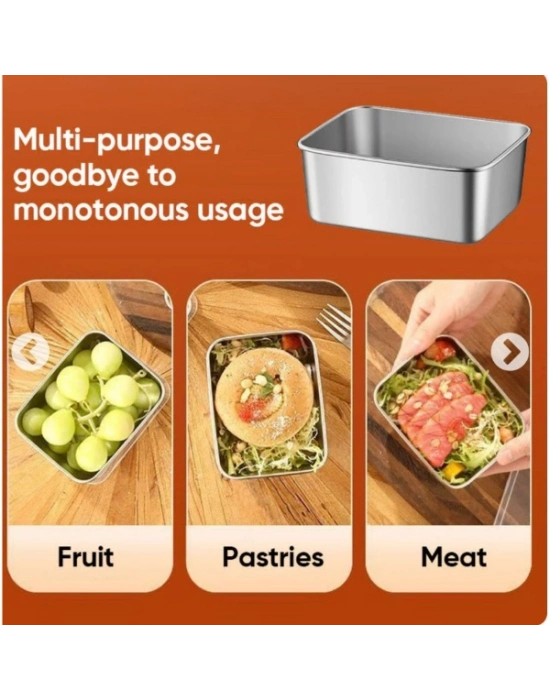 Paslanmaz Çelik Saklama Kabı