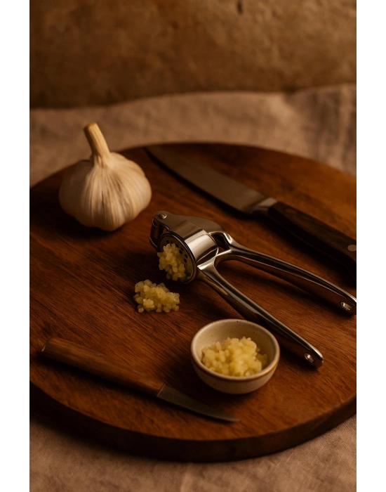 Paslanmaz Çelik Sarımsak Ezici