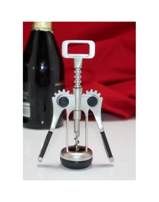 Paslanmaz Çelik Tirbuşon Şarap Açacağı Model 4