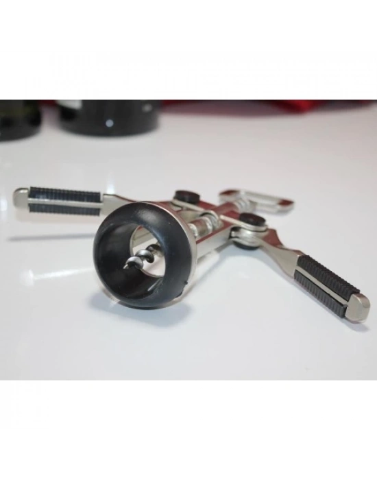 Paslanmaz Çelik Tirbuşon Şarap Açacağı Model 4