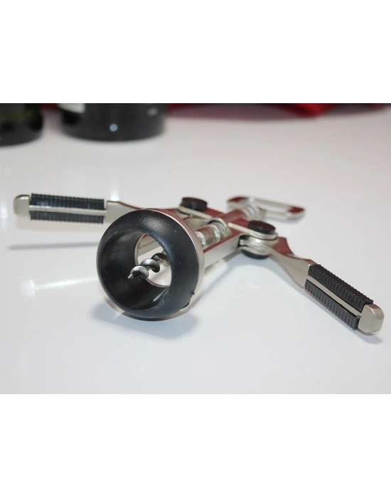 Paslanmaz Çelik Tirbuşon Şarap Açacağı Model 6