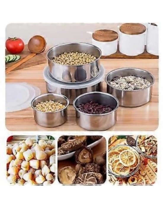 Paslanmaz Çelik Yemek Saklama Kabı Seti