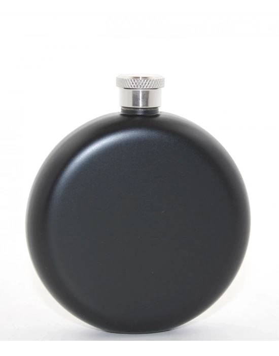 Paslanmaz Çelik Yuvarlak 5 Oz Tekli Matara Alk2678