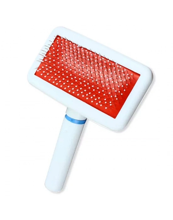 ®  Paslanmaz Evcil Hayvan Kedi Köpek Tüy Tarama Toplama Fırçası Kolay Temizlenir Bakım Aleti