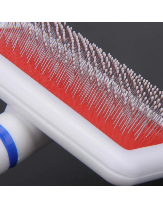 ®  Paslanmaz Evcil Hayvan Kedi Köpek Tüy Tarama Toplama Fırçası Kolay Temizlenir Bakım Aleti