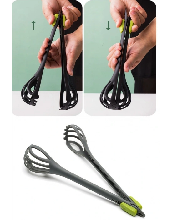 Paslanmaz Mutfak Maşası - 27 Cm Mangal Barbekü Maşası