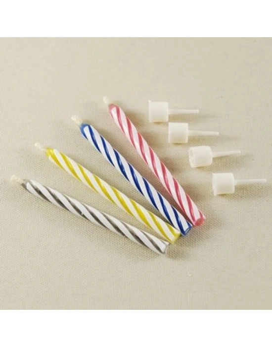 Pasta Mumu - Sönmeyen Mum - 10 Adet - Tekrar Yanan Mum