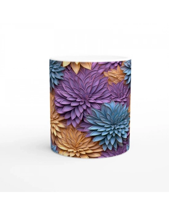 Pastel Çiçek Bahçesi Kupa Bardak