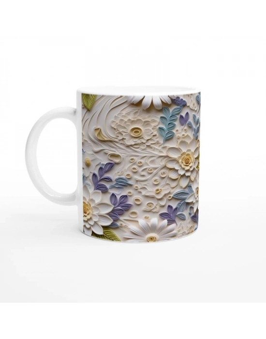 Pastel Renkli Çiçek Düşleri Kupa Bardak