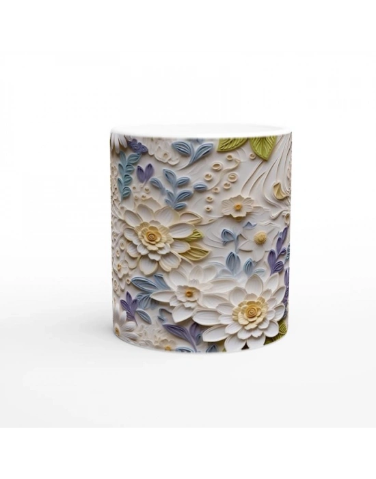 Pastel Renkli Çiçek Düşleri Kupa Bardak