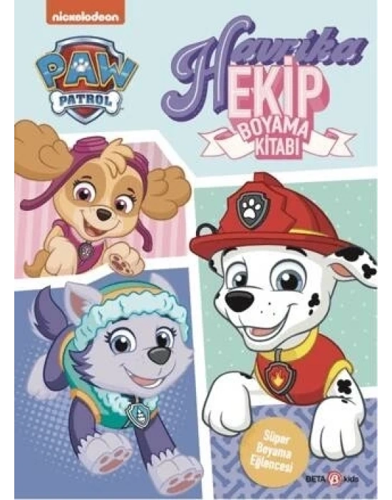Paw Patrol Havrika Ekip Boyama Kitabı