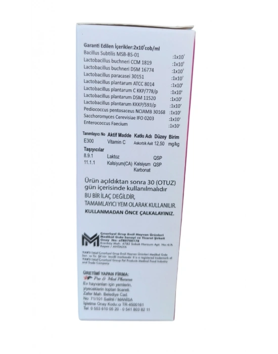 Paws Tale Pro Biflor Liquid Kedi Köpek Probiyotik 100 ml