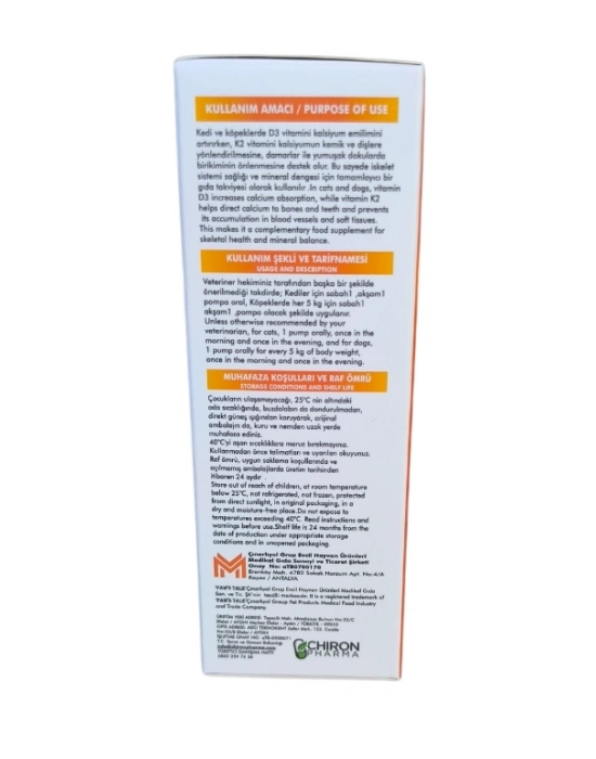 Paws Tale Vitamin D3 - K2 Vitamini Liquid 40 ML