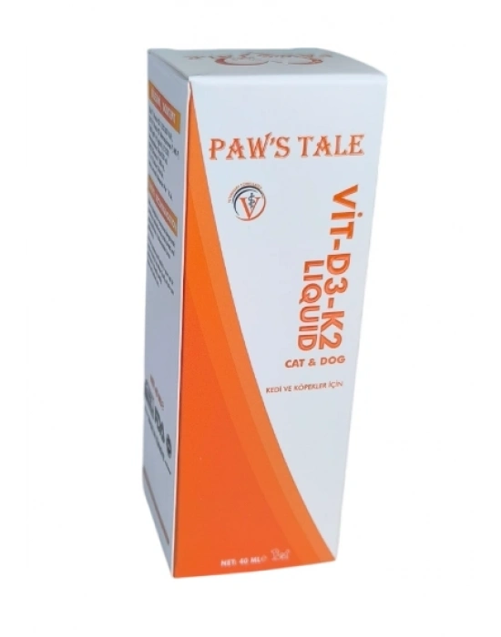 Paws Tale Vitamin D3 - K2 Vitamini Liquid 40 ML
