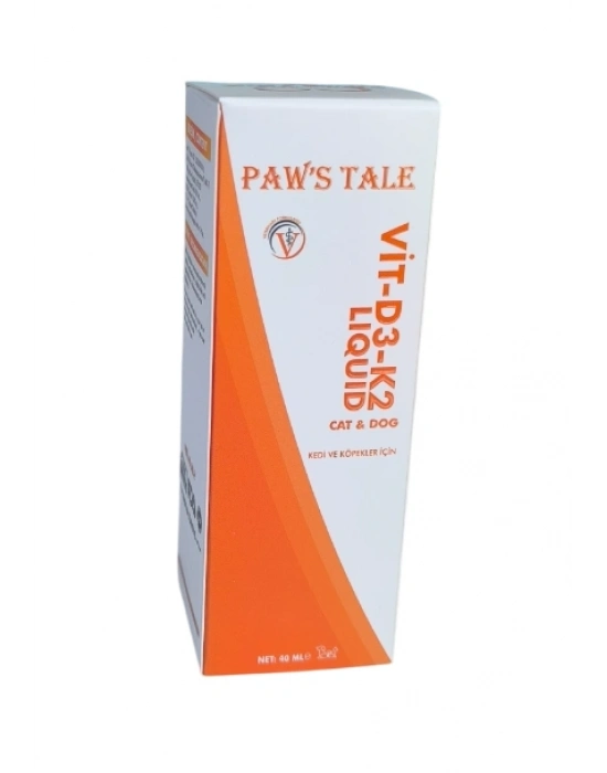 Paws Tale Vitamin D3 - K2 Vitamini Liquid 40 ML