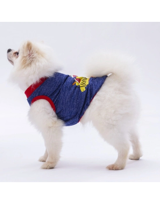 Pawstar Navy Blue Summer Time Tişört XXLarge 38X43X58 cm