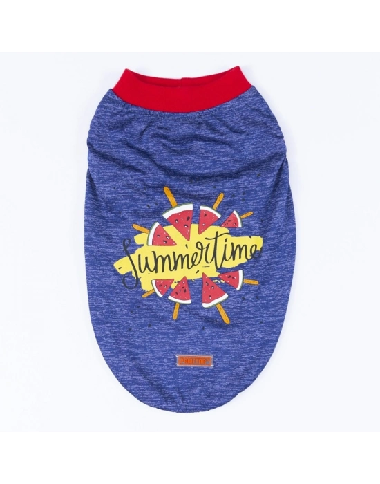 Pawstar Navy Blue Summer Time Tişört XXLarge 38X43X58 cm