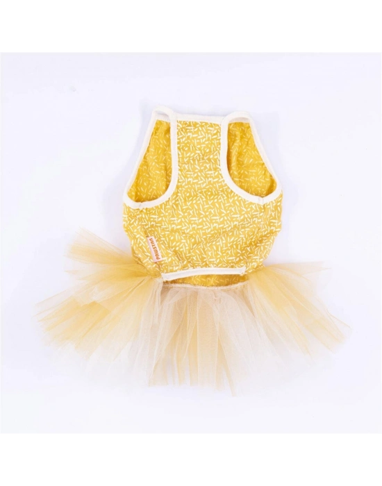 PawStar Yellow Polka-Dot L 30 x 33 x 46 cm