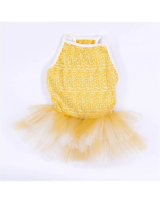 PawStar Yellow Polka-Dot L 30 x 33 x 46 cm