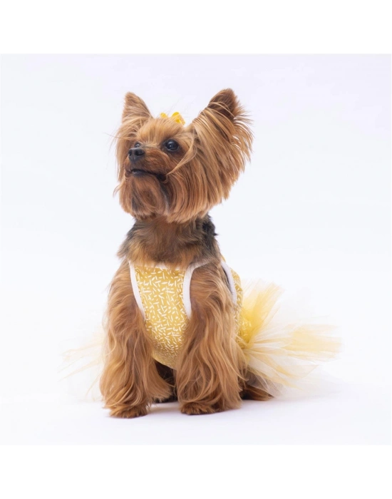 PawStar Yellow Polka-Dot L 30 x 33 x 46 cm