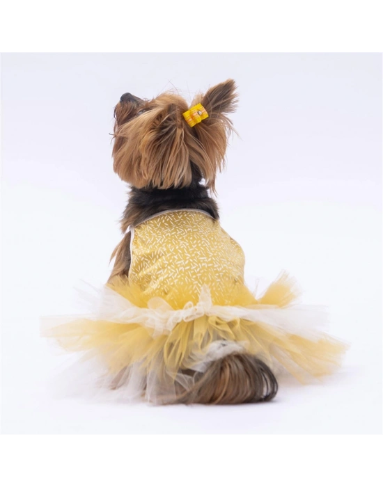 PawStar Yellow Polka-Dot L 30 x 33 x 46 cm