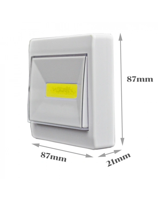 Peakstar Ps-801 Cob Ledli Mıknatıslı Yapışkanlı Lamba