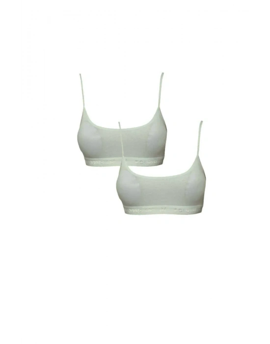 Pedli İp Askılı Krem Büstiyer 2 adet