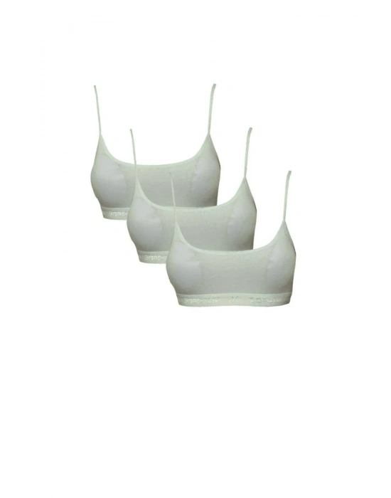 Pedli İp Askılı Krem Büstiyer 3 adet