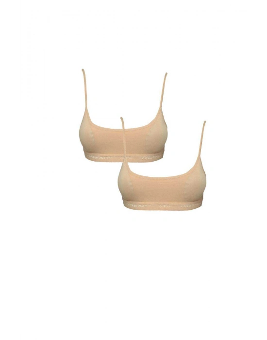 Pedli İp Askılı Ten Rengi Büstiyer 2 adet