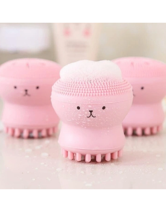 ®  Peeling Etkili Mini El Yüz Cilt Temizleme Fırçası Silikon Temizlenmesi Kolay  Siyah Nokta Gi