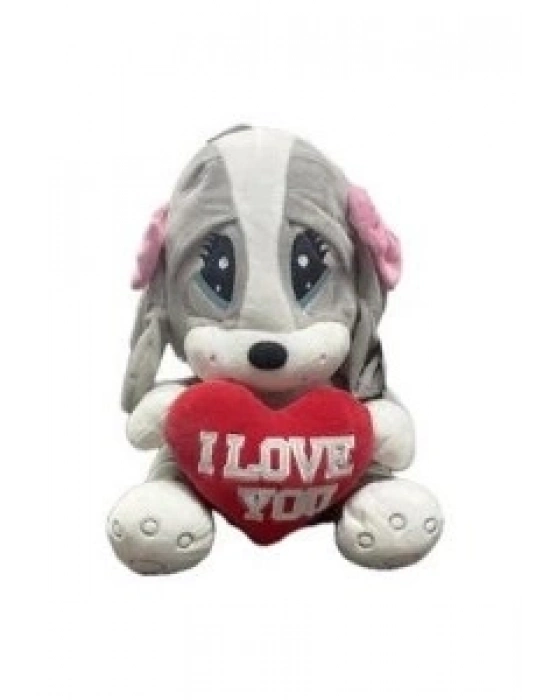 ® PELUŞ 40CM ÜZGÜN KÖPEK HALLEY