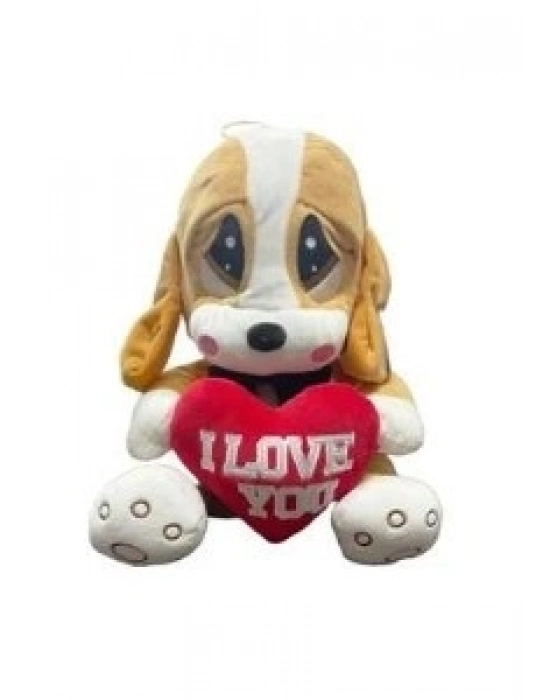 ® PELUŞ 40CM ÜZGÜN KÖPEK HALLEY