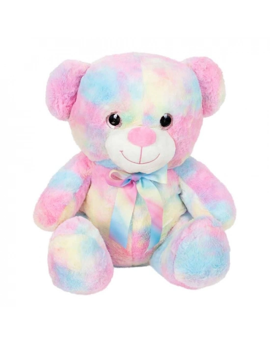 ® PELUŞ AYI RAINBOW 45CM PEMBE