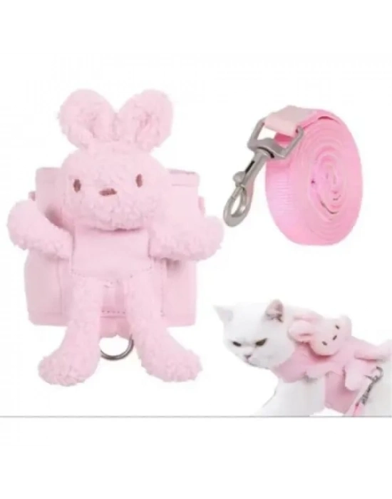 Peluş Ayıcıklı Göğüs Gezdirme Tasması Seti