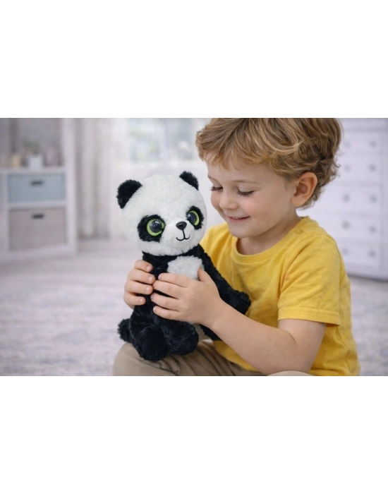 Peluş Cam Gözlü Hayvanlar 25 cm - Panda