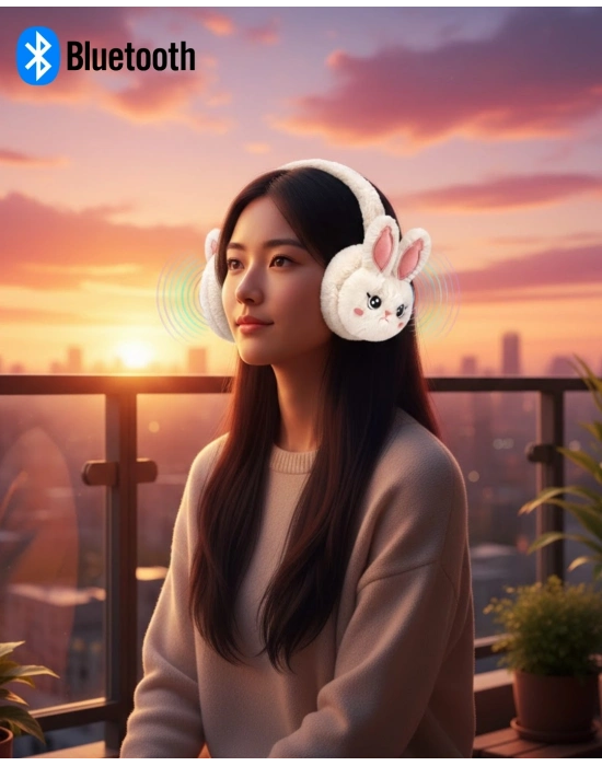 ® Peluş Kablosuz Bluetooth Kulaklık Çocuk ve Genç Kullanıma Uygun