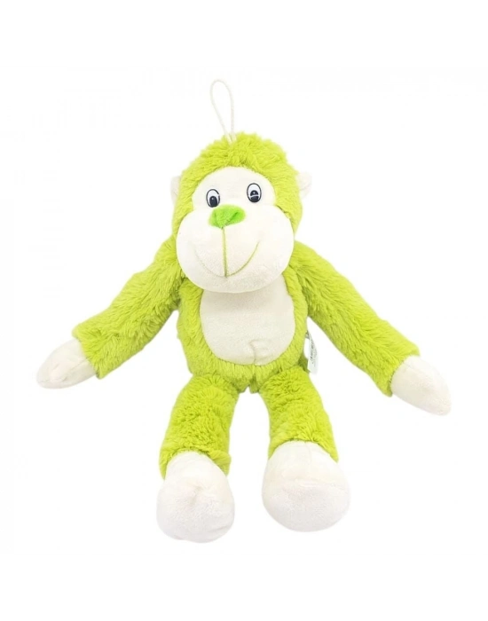 Peluş Maymun 40 cm - Yumuşak Peluş - G5501 - Yeşil