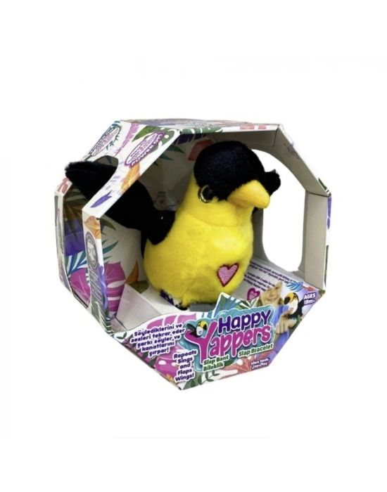 Peluş Ses Tekrarlı Hayvan Bileklik Aksesuar - Saka Kuşu