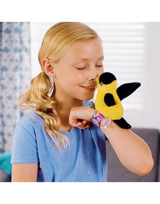 Peluş Ses Tekrarlı Hayvan Bileklik Aksesuar - Saka Kuşu