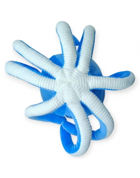 Peluş Sevimli Ahtapot 30 cm - Mavi